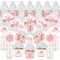 Big Dot of Happiness 1st Birthday Little Miss Onederful - Girl First Birthday Party Favors and Cupcake Kit - Fabulous Favor Party Pack - 100 Pieces